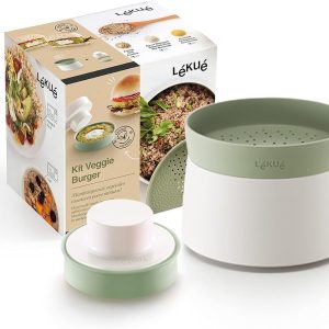 Lékué - Veggie Burger Kit Microwave Cooking Set