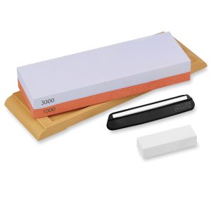Yaxell - #1000/3000 Combination Water Stone with Base & Leveling Stone