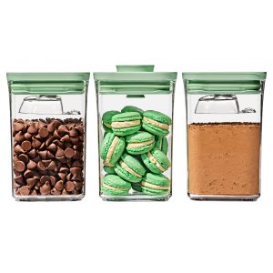 OXO - Pop Container Set 3pc With Mini Scoop Limited Edition Pistachio