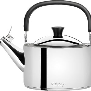 Vialli - Whistling kettle 1.5l Polished steel Diamante