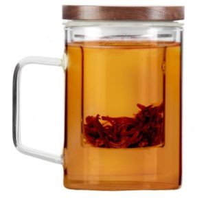 Vialli - Soho Tea Infuser Glass 350ml