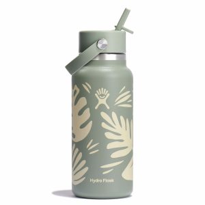 Hydro Flask - Wide Flex Straw Cap Botanical Bliss Agave 32 oz
