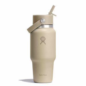 Hydro Flask - Travel Bottle with Flex Straw Cap Oat 24 oz