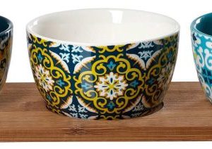 Ritzenhoff - Benito Serving Bowl Set - 4-piece - with Tray