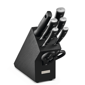 Classic Ikon 8-Piece Starter Knife Block Set — Ash