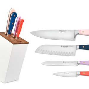 WÜSTHOF Classic Colour 5-Piece Knife Block Set