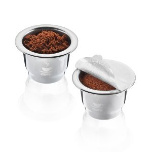 GEFU Conscio Reusable Coffee Capsules, 2pcs