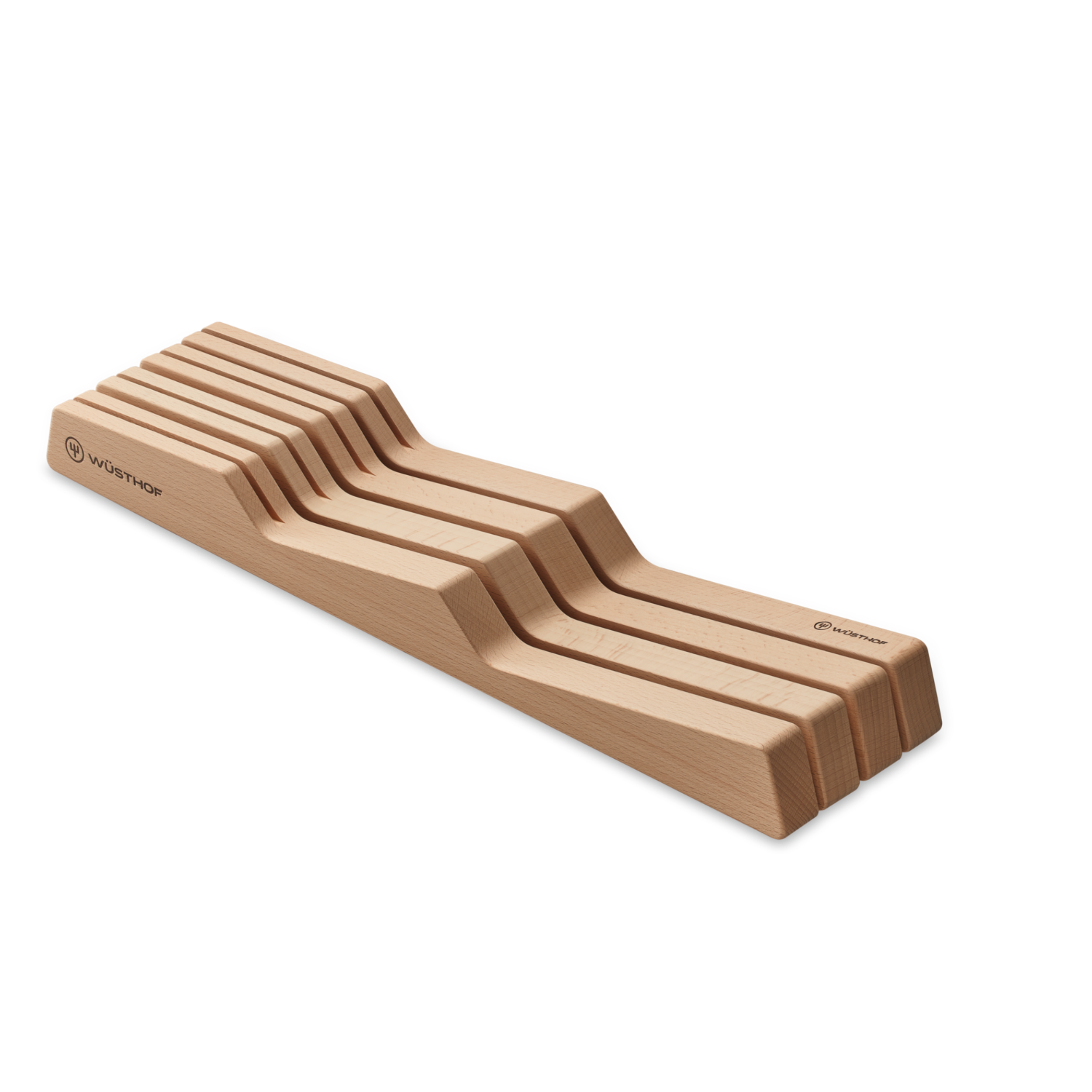 In-Drawer Knife Organizer — Beech / 7