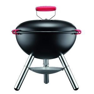 Bodum Fyrkat Mini Picnic Charcoal Grill, 3 Legs Long - Black