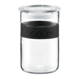 Bodum Presso Storage Jar, 2.0 L, Black