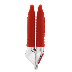 Bodum Bistro Garlic Press, Stainless Steel, Red