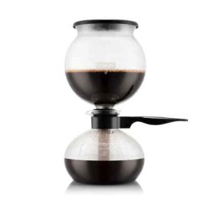 Bodum Pebo Vacuum Coffee Maker, 8 Cup (1.0L/34oz) - Black